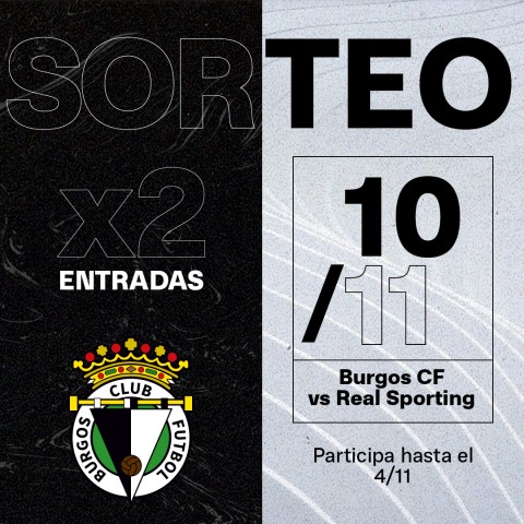 Sorteamos una entrada doble el partido contra el Sporting en casa