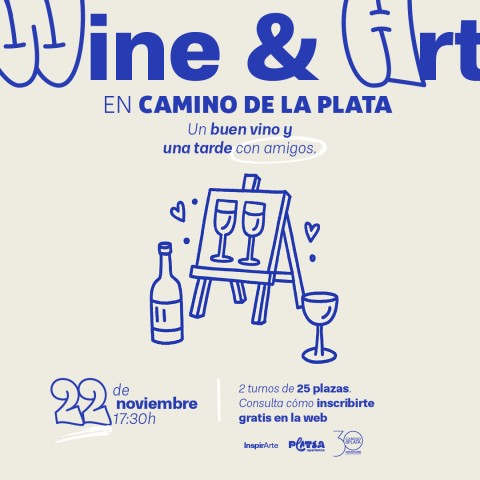 Taller Art & Wine: arte, vino y creatividad en el 30º Aniversario de Camino de la Plata