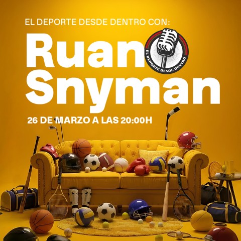 Podcast en directo en Burgos: El Deporte desde dentro con Ruan Snyman