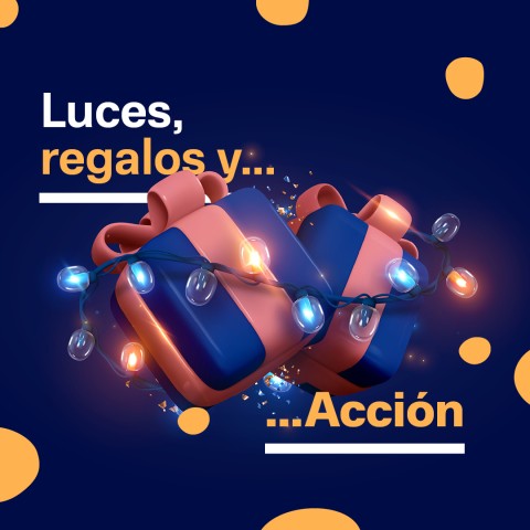 Luces, regalos y... ¡acción!
