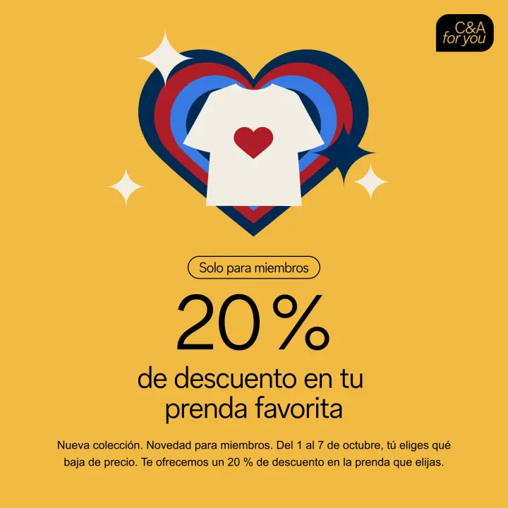 20% en C&A Burgos