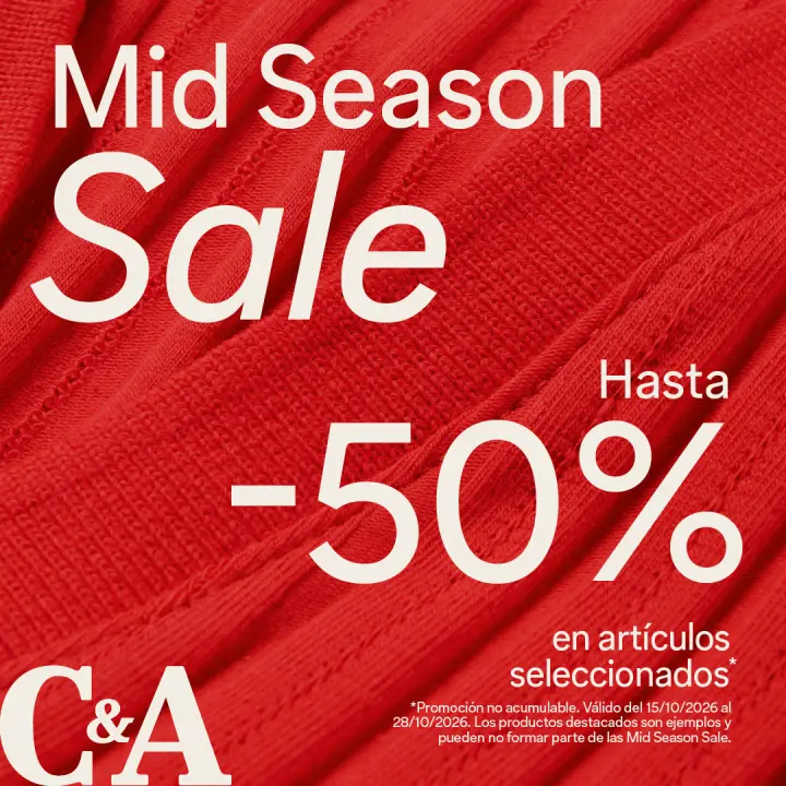 Descuentos Mid Season en C&A